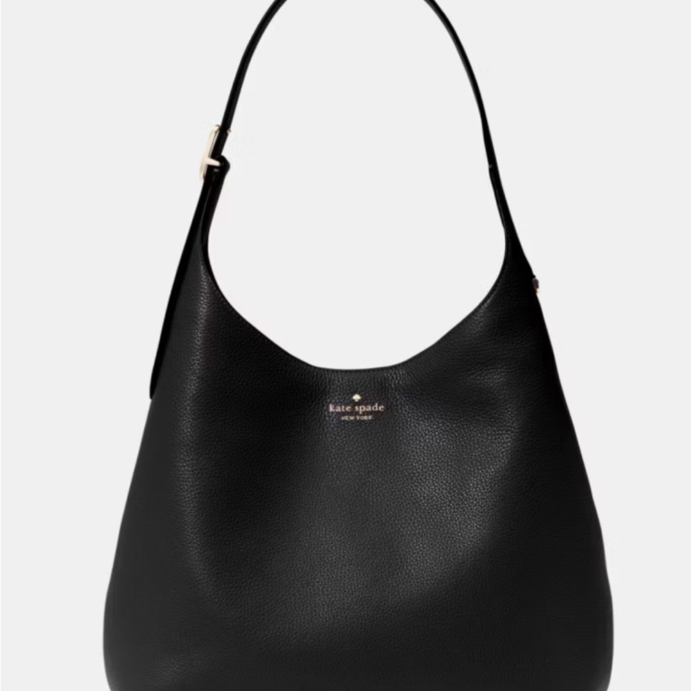 Kate Spade Classic Black Leather Hobo